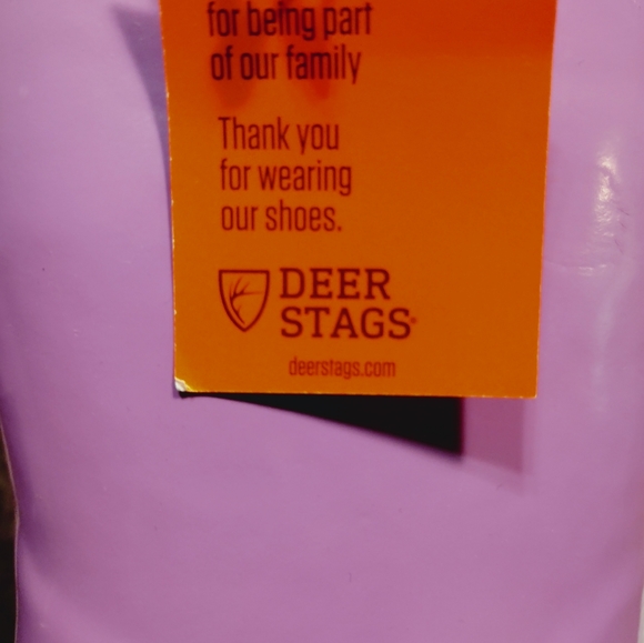 Deer Stags Purple Puddle Jumper Rubber Boots Kids Size 10 New w/Tags/Box - Picture 6 of 16